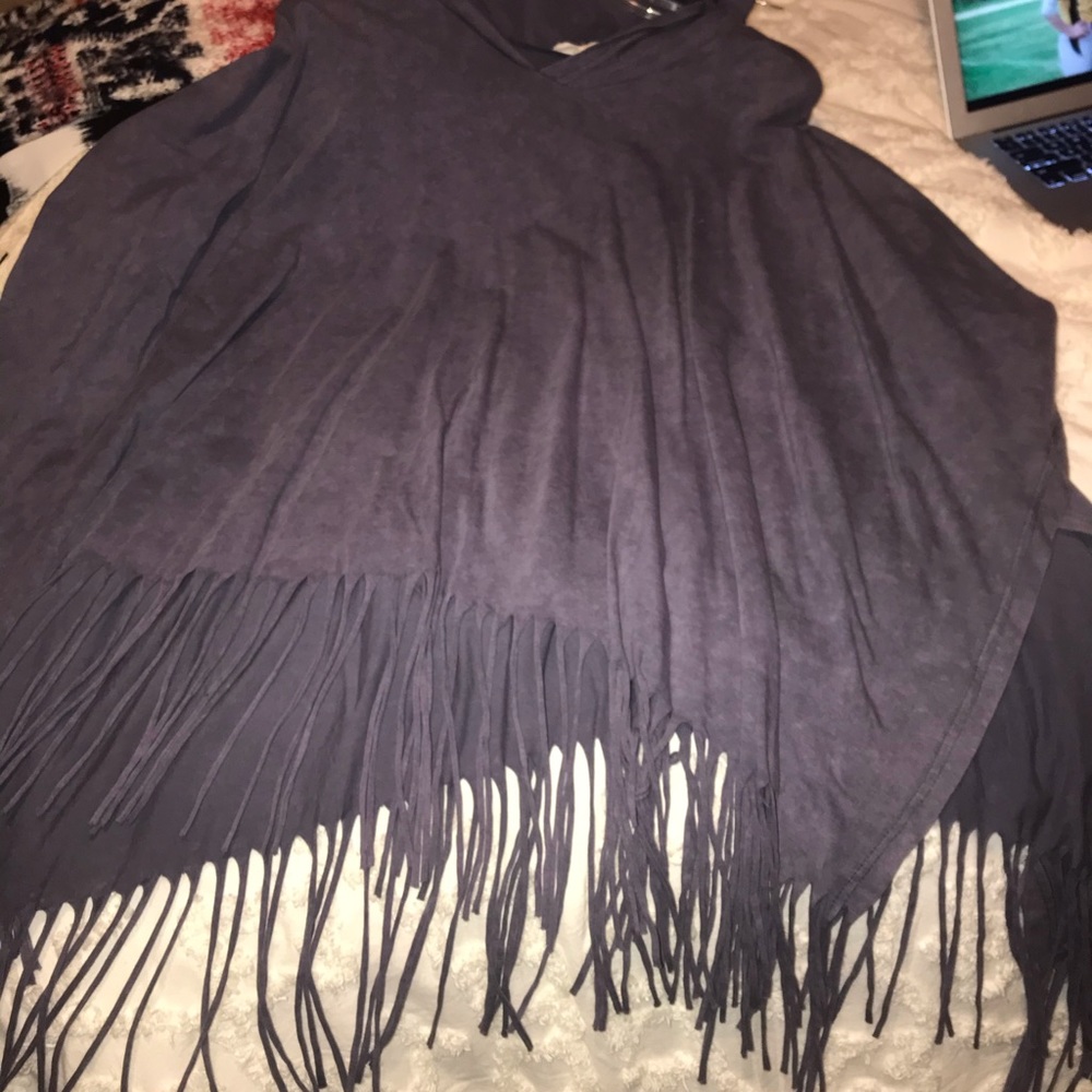 Poncho style shirt
